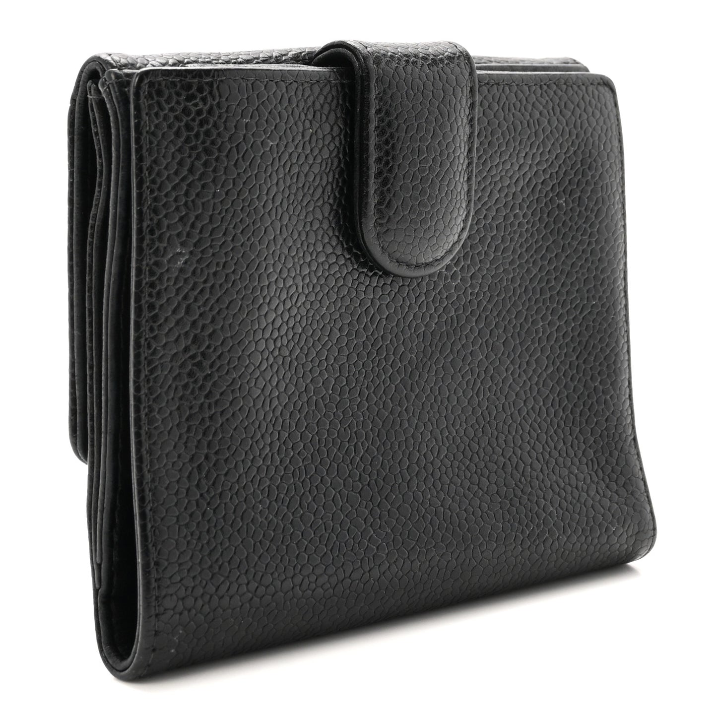 Caviar Timeless CC Flap Wallet Black