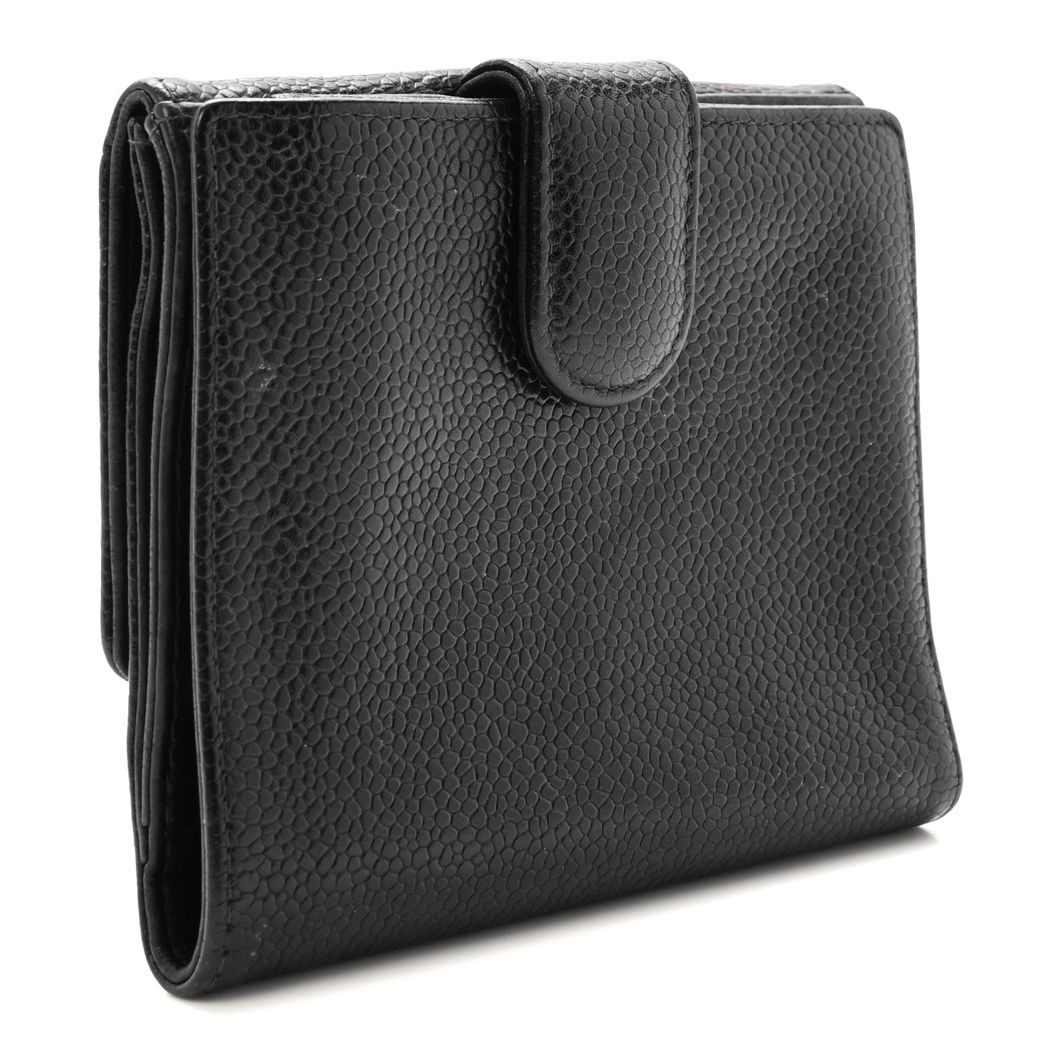 Chanel Caviar Timeless CC Flap Wallet Black 3 of 8
