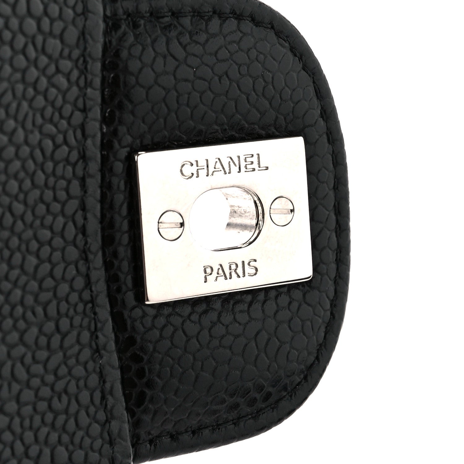 Chanel Caviar Quilted Medium Double Flap Black 7 of 11