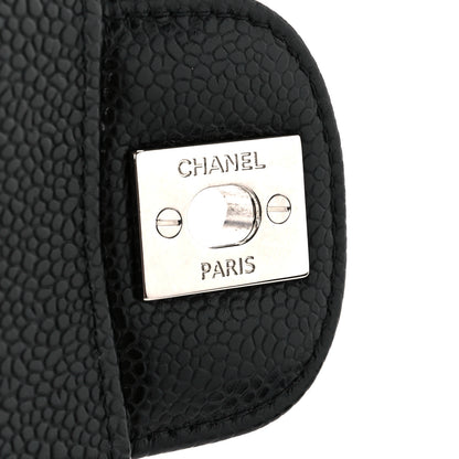 Chanel Caviar Quilted Medium Double Flap Black 7 of 11