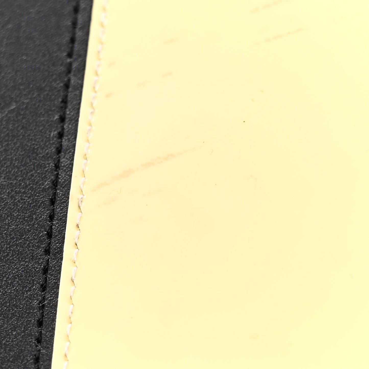 Calfskin Patent Calfskin GM Tempete Satchel Black White