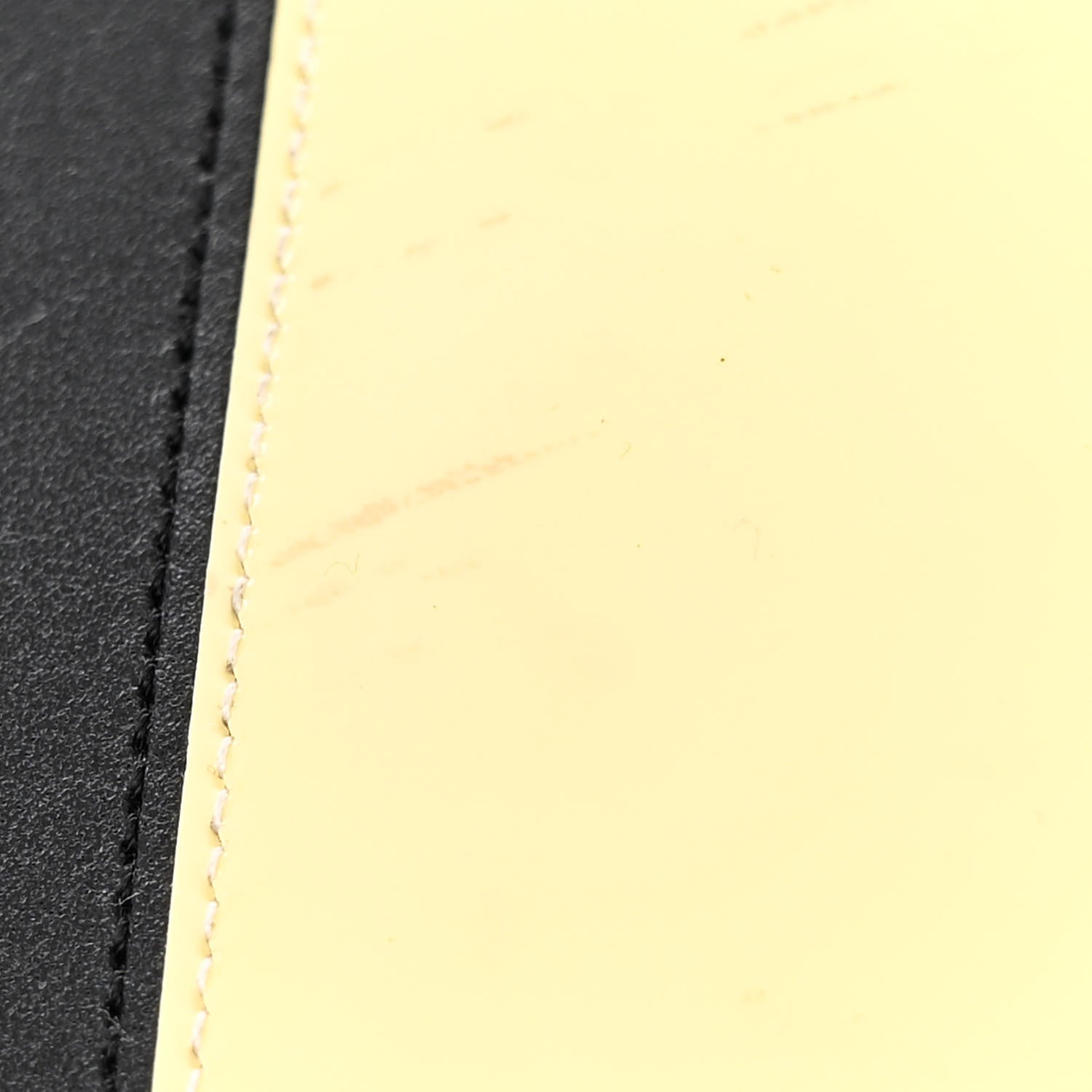 Delvaux Calfskin Patent Calfskin GM Tempete Satchel Black White 11 of 18