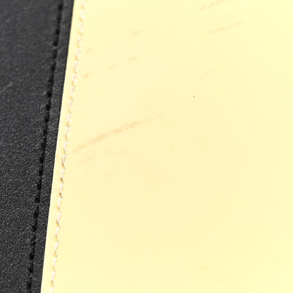 Delvaux Calfskin Patent Calfskin GM Tempete Satchel Black White 11 of 18