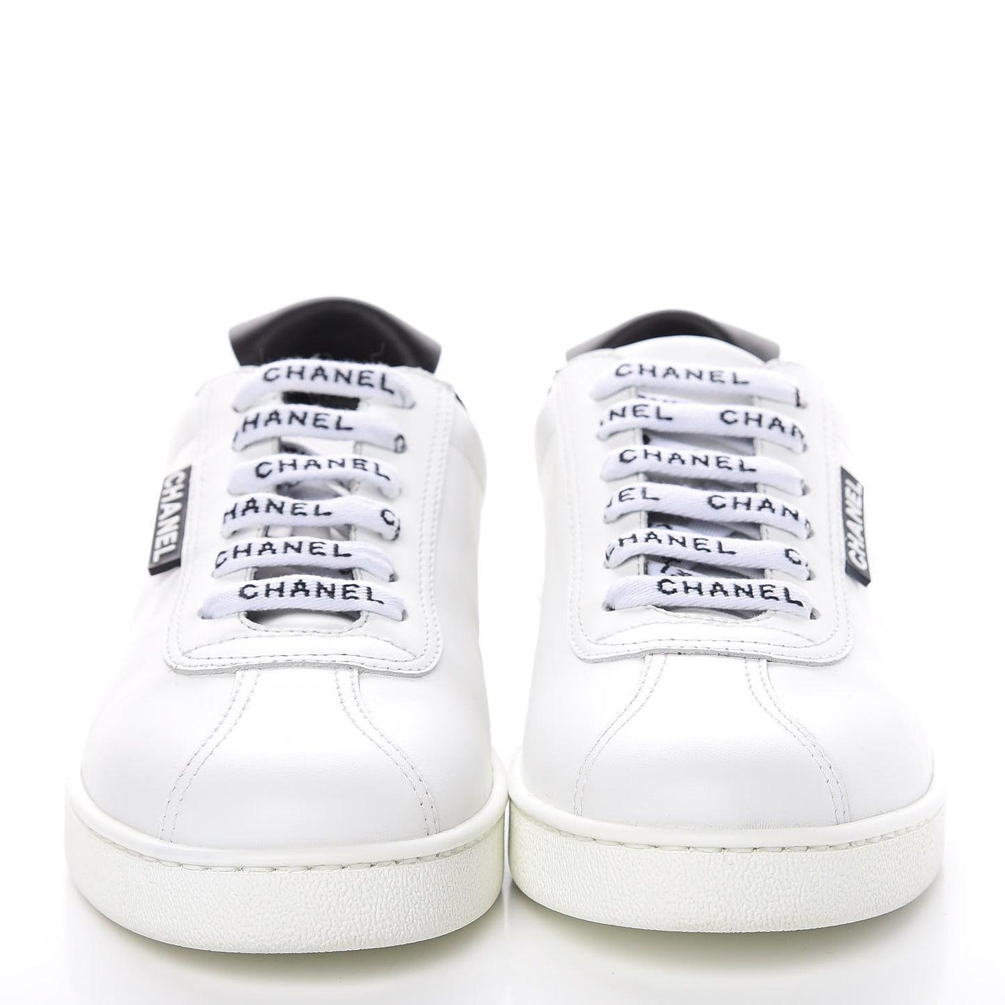 Calfskin CC Sneakers 37 White
