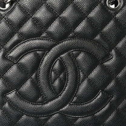 Chanel Caviar Quilted Grand Shopping Tote GST Black 9 of 11