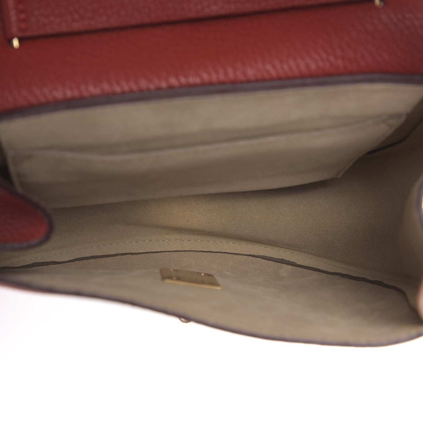 Grained Lambskin Drew Shoulder Bag Intense Red