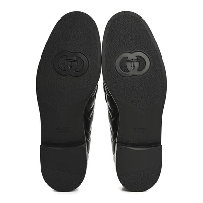 Gucci Nappa Matelasse Double G Marmont Loafers 41 Black 6 of 10