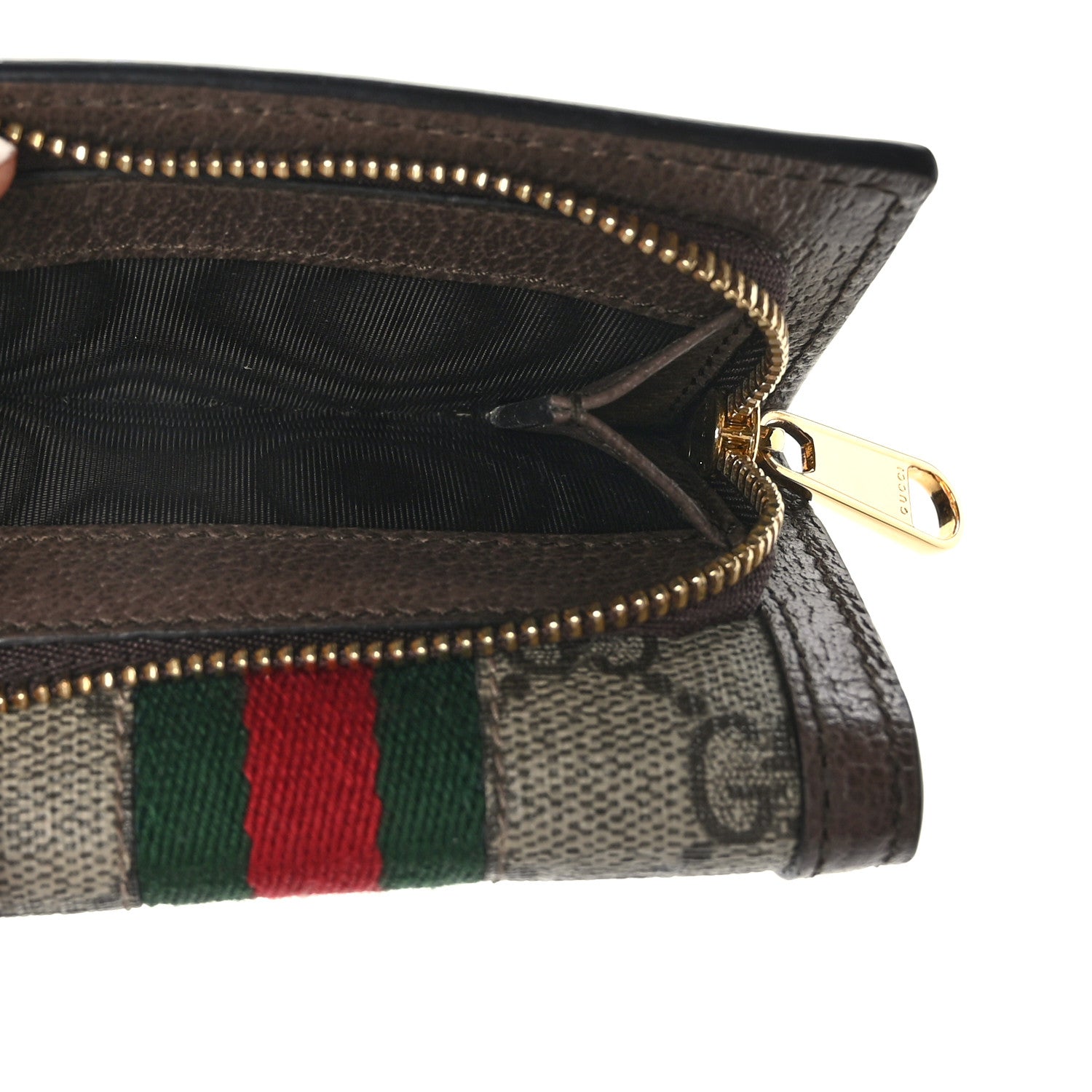 Gucci GG Supreme Monogram Web Ophidia Bi-Fold Wallet Beige New Acero 6 of 7