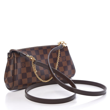 Louis Vuitton Damier Ebene Eva Clutch 3 of 10