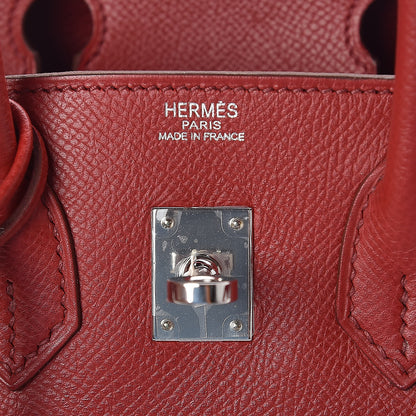 Hermes Epsom Birkin 25 Rouge Garance 6 of 10