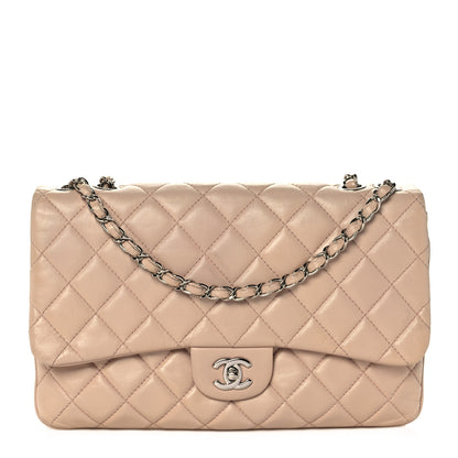Chanel Lambskin Quilted 3 Jumbo Flap Light Pink 1 of 12