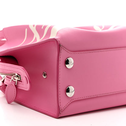 Lanvin Calfskin Logo Printed Nano Bogey Day Bag Pink 10 of 14