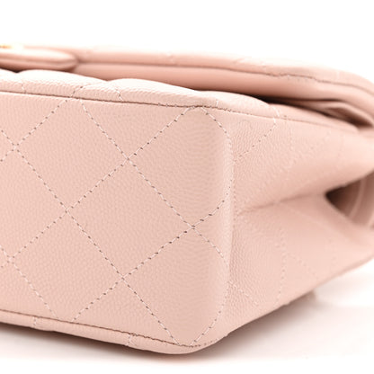 Chanel Caviar Quilted Small Double Flap Light Pink Light Pink 10 of 11