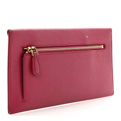 Prada Vitello Move Envelope Wallet Ibisco 3 of 6
