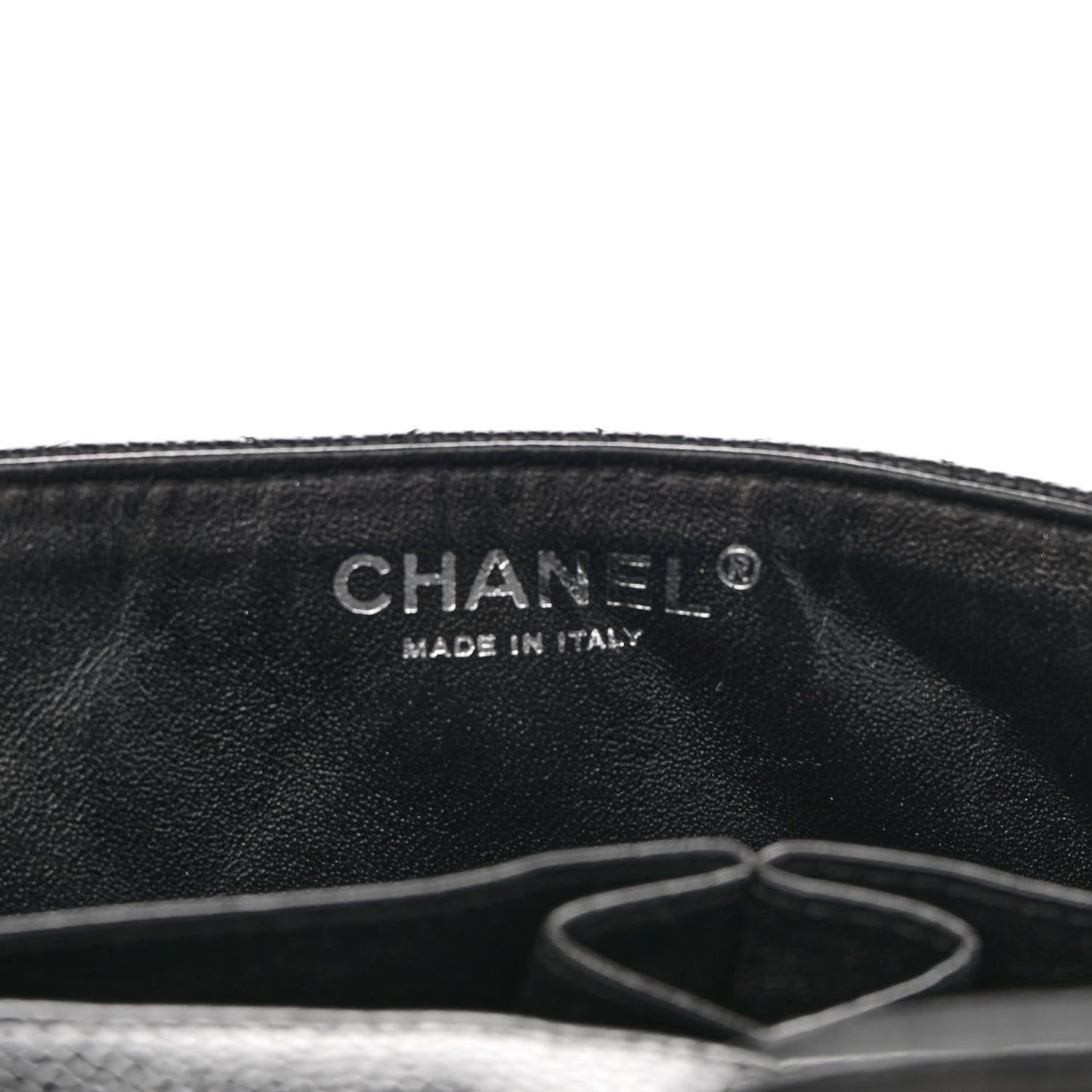 Caviar Quilted East West Flap Black