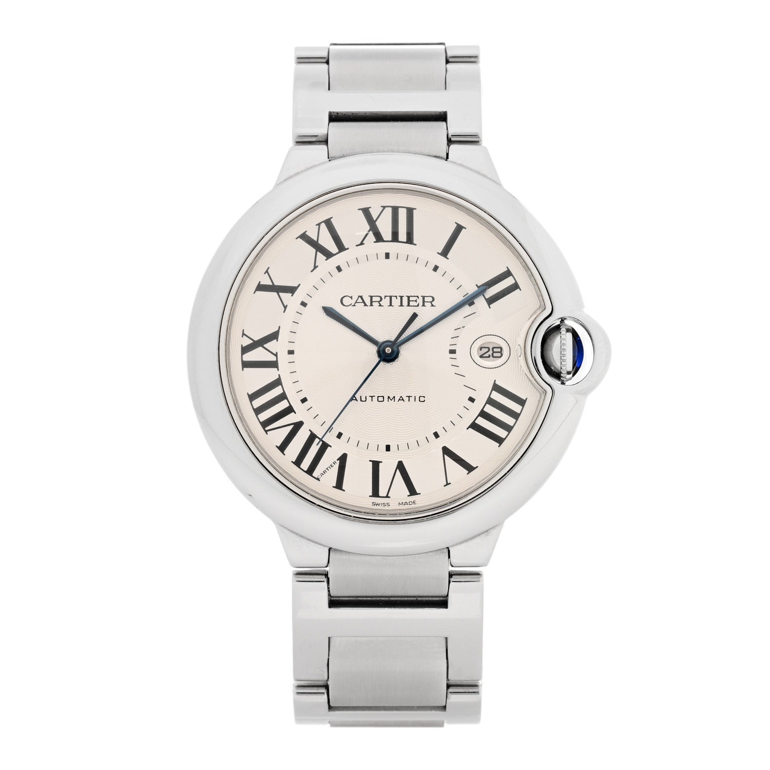 Cartier Stainless Steel 42mm Ballon Bleu De Cartier Automatic Watch 1 of 5