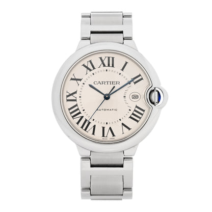 Cartier Stainless Steel 42mm Ballon Bleu De Cartier Automatic Watch 1 of 5