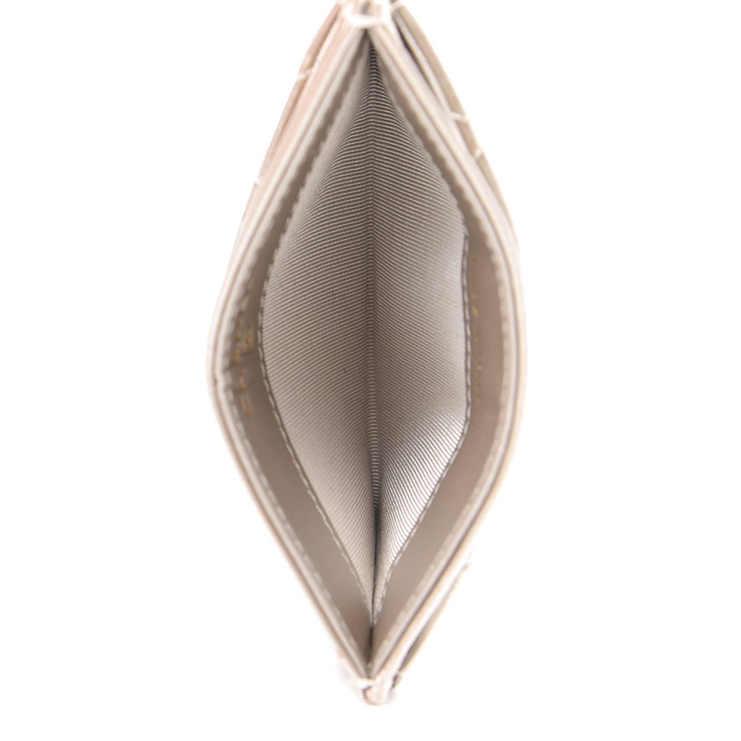 Chanel Metallic Aged Calfskin Quilted Reissue Card Holder Gold 5 of 8