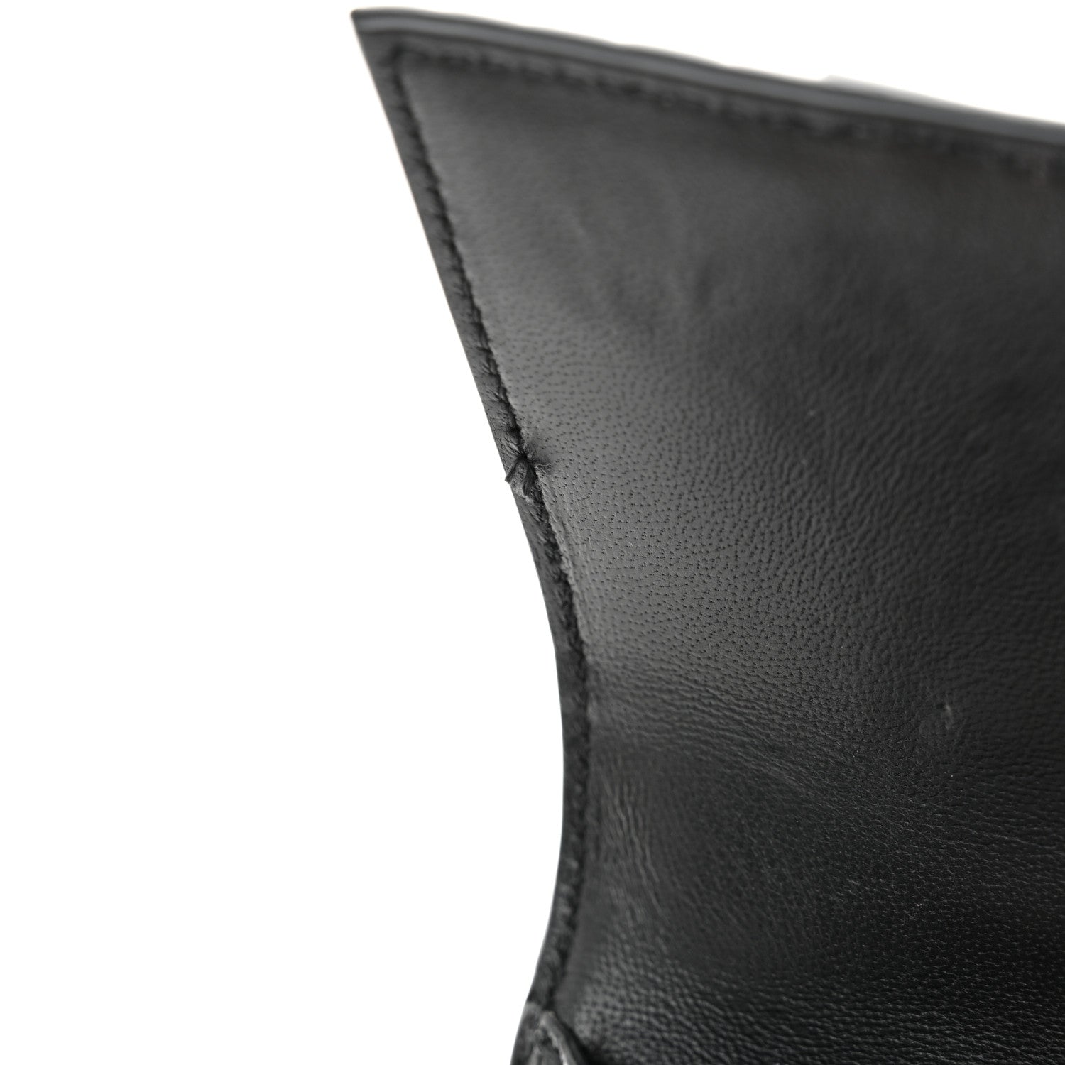 Balenciaga Shiny Calfskin Monochrome Crocodile Embossed Hourglass Top Handle Bag XS Black 15 of 17