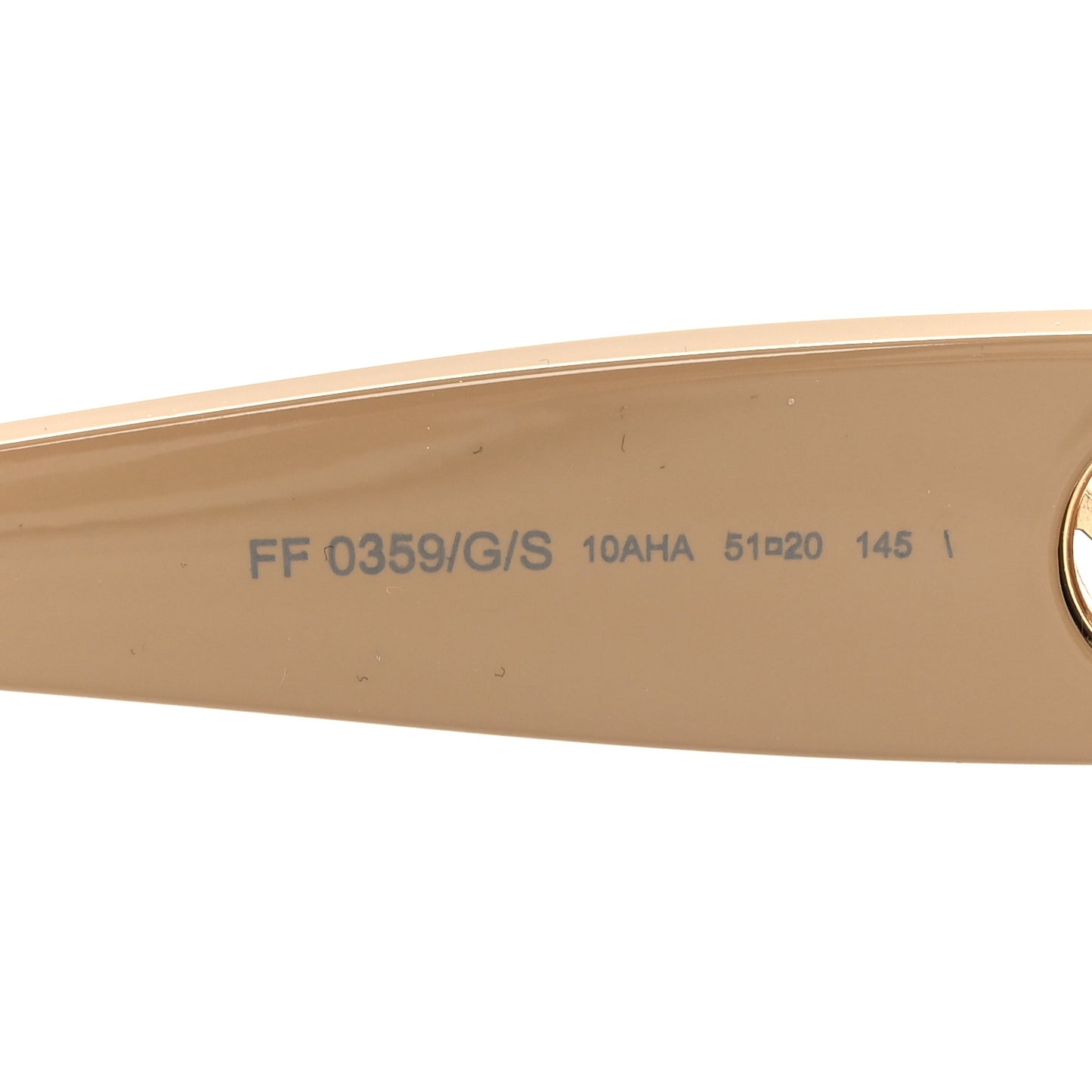 Acetate F is Fendi Sunglasses FF 0359/G/S Beige