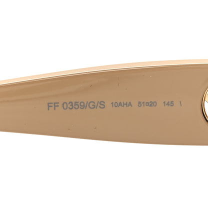 Fendi Acetate F is Fendi Sunglasses FF 0359/G/S Beige 6 of 6