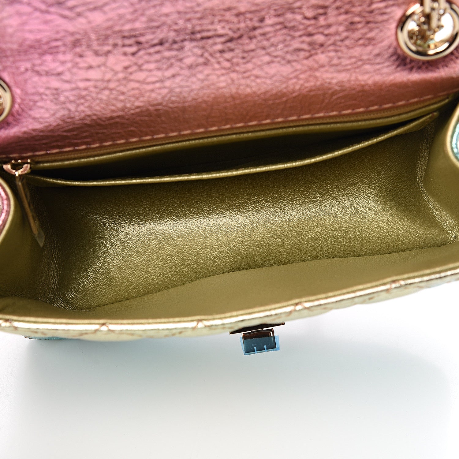 Chanel Metallic Goatskin Quilted Mini 2.55 Reissue Flap Multicolor 4 of 9