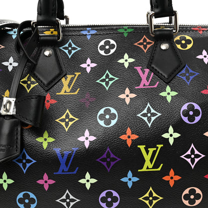 Louis Vuitton LV X TM Monogram Multicolor Speedy Soft 30 Black 7 of 9