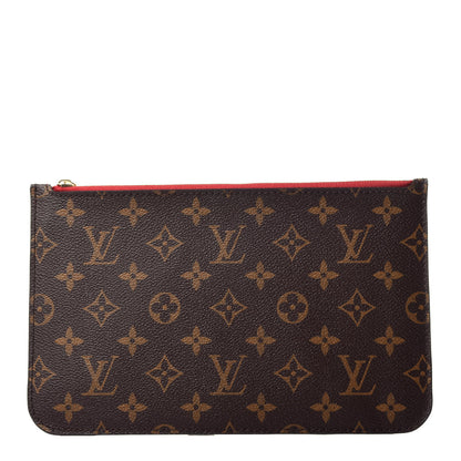 Louis Vuitton Monogram Neverfull MM GM Pochette Cherry 1 of 11