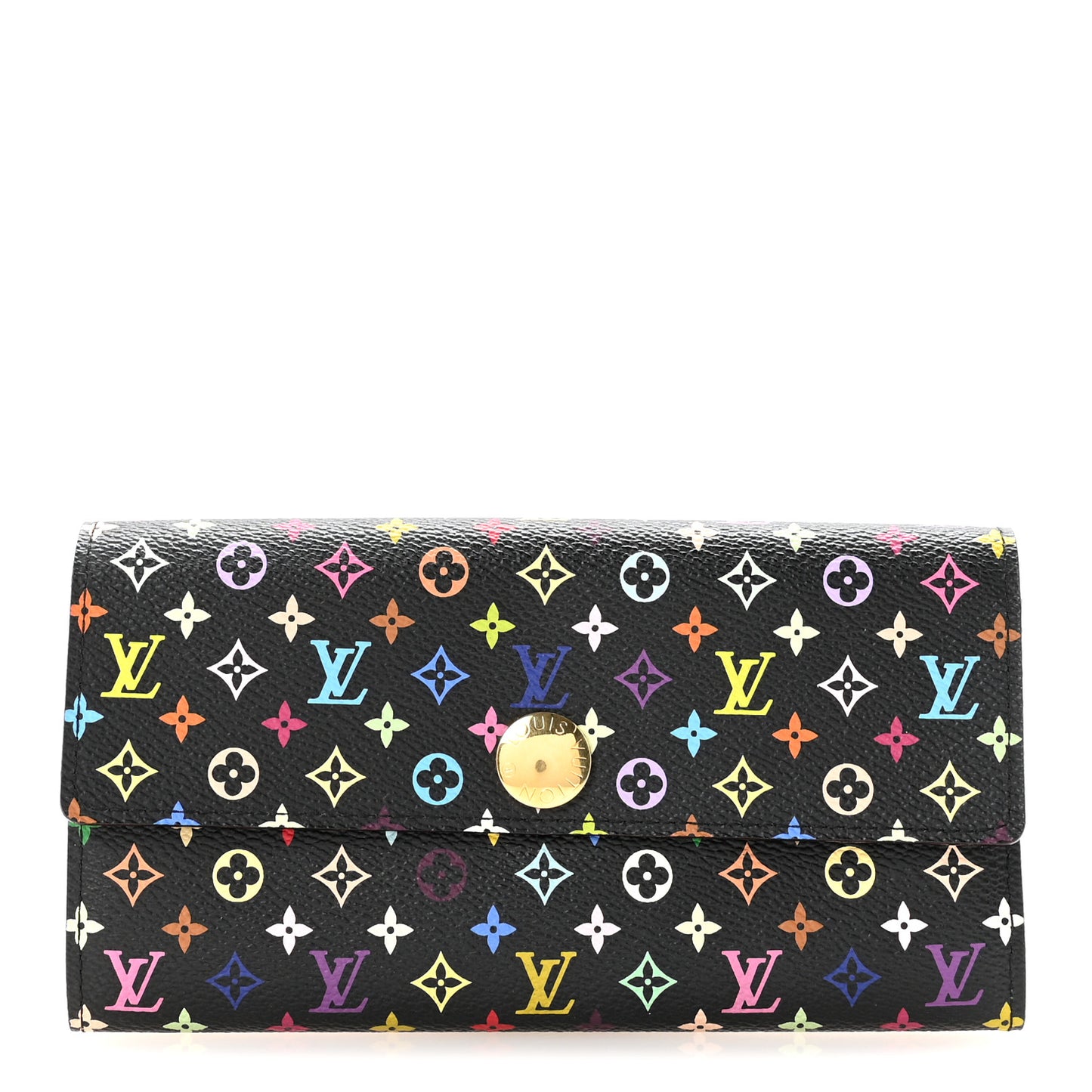 Monogram Multicolor Sarah Wallet Black