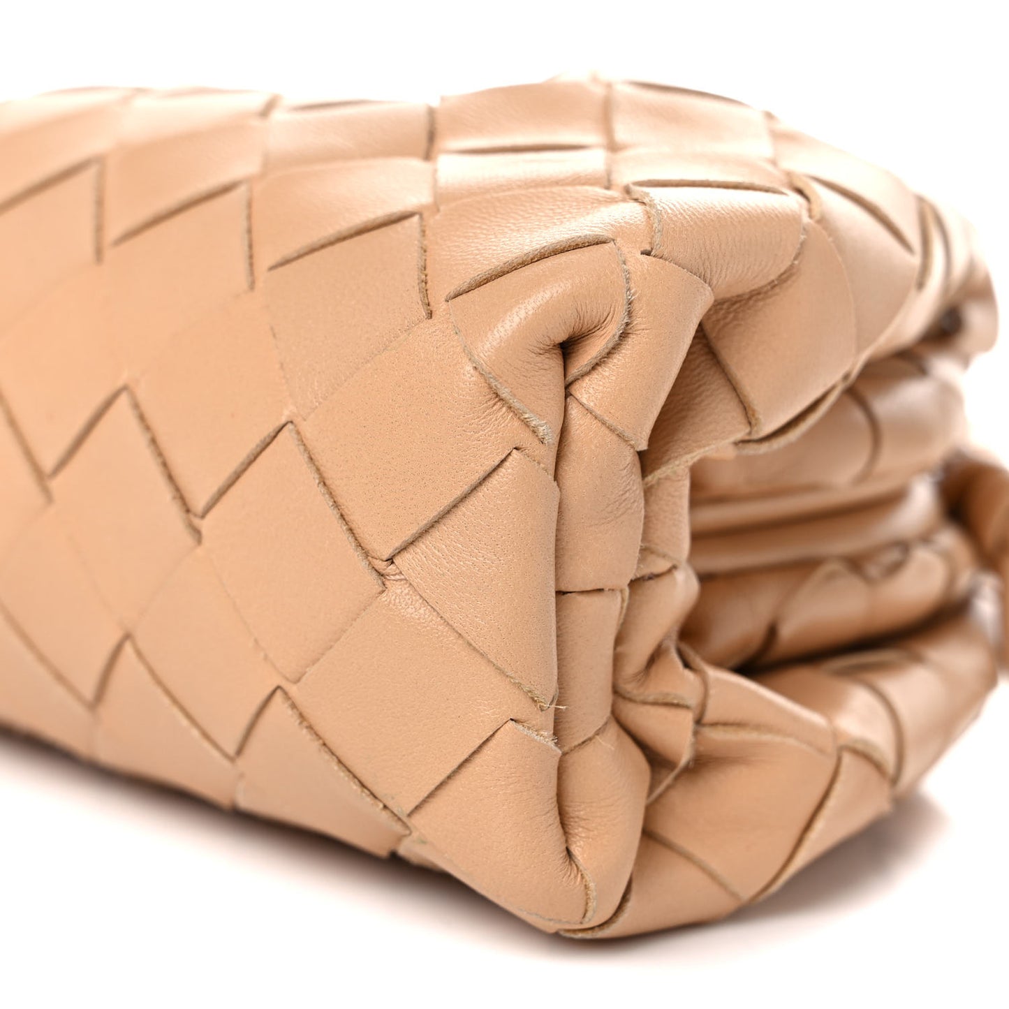 Nappa Intrecciato The Mini Pouch Almond