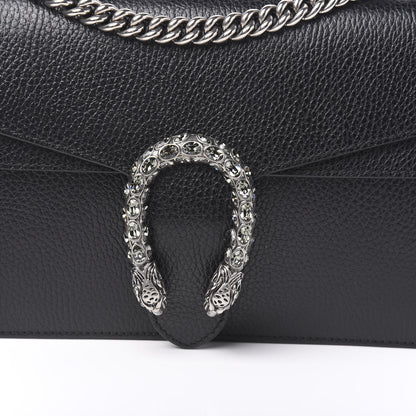 Gucci Pebbled Calfskin Small Dionysus Shoulder Bag Black 9 of 9