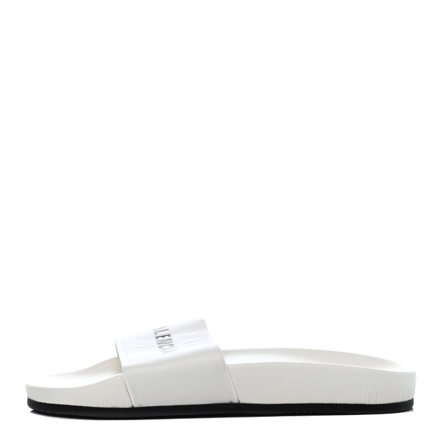 Nappa Logo Womens Pool Slide Sandals 36 White