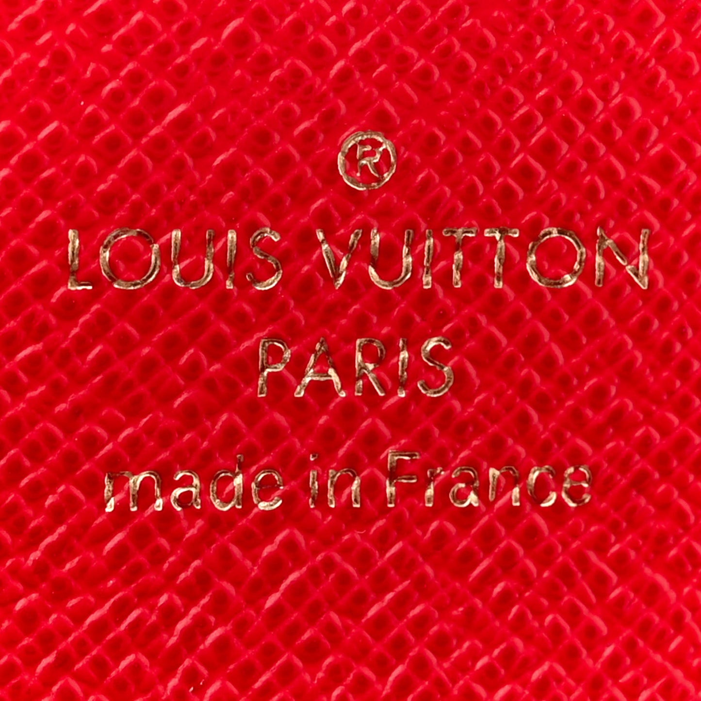 LOUIS VUITTON Monogram Sarah Multicartes Coquelicot