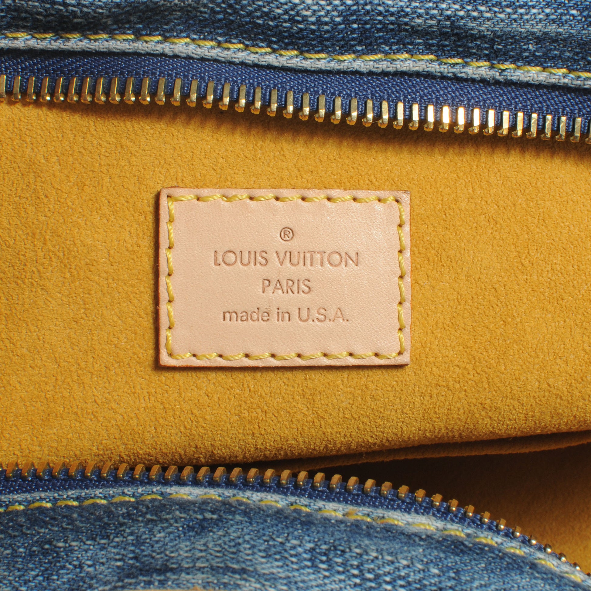 Louis Vuitton Denim Neo Cabby MM Blue 6 of 8