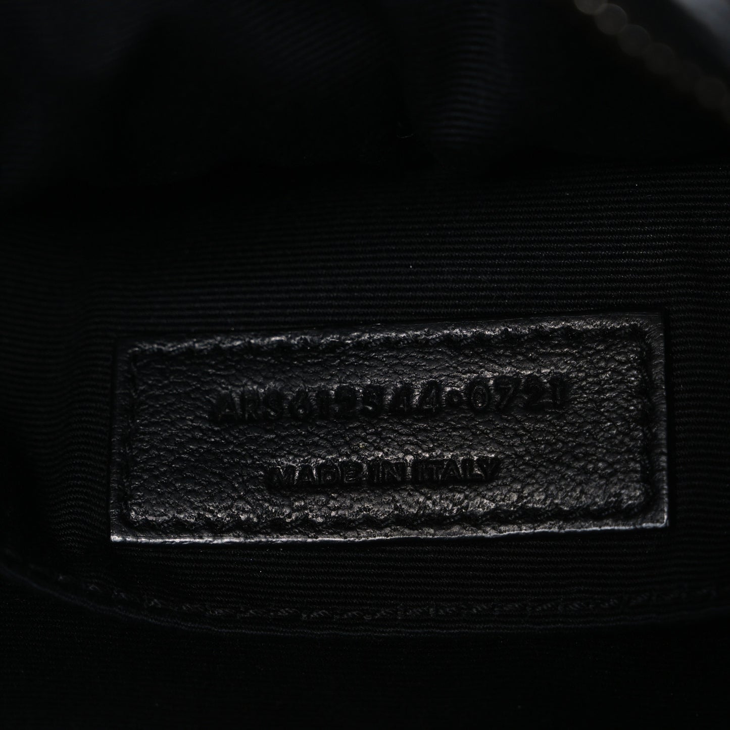 Calfskin Matelasse Monogram Lou Camera Bag Black