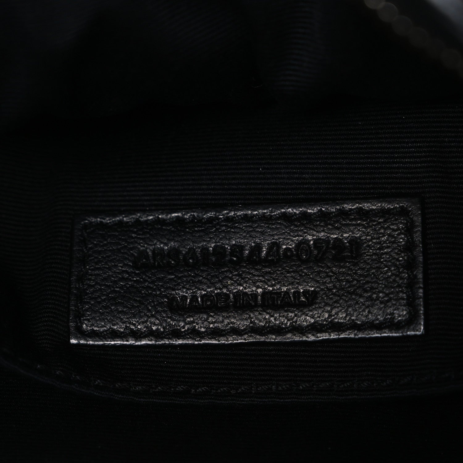 Saint Laurent Calfskin Matelasse Monogram Lou Camera Bag Black 7 of 10