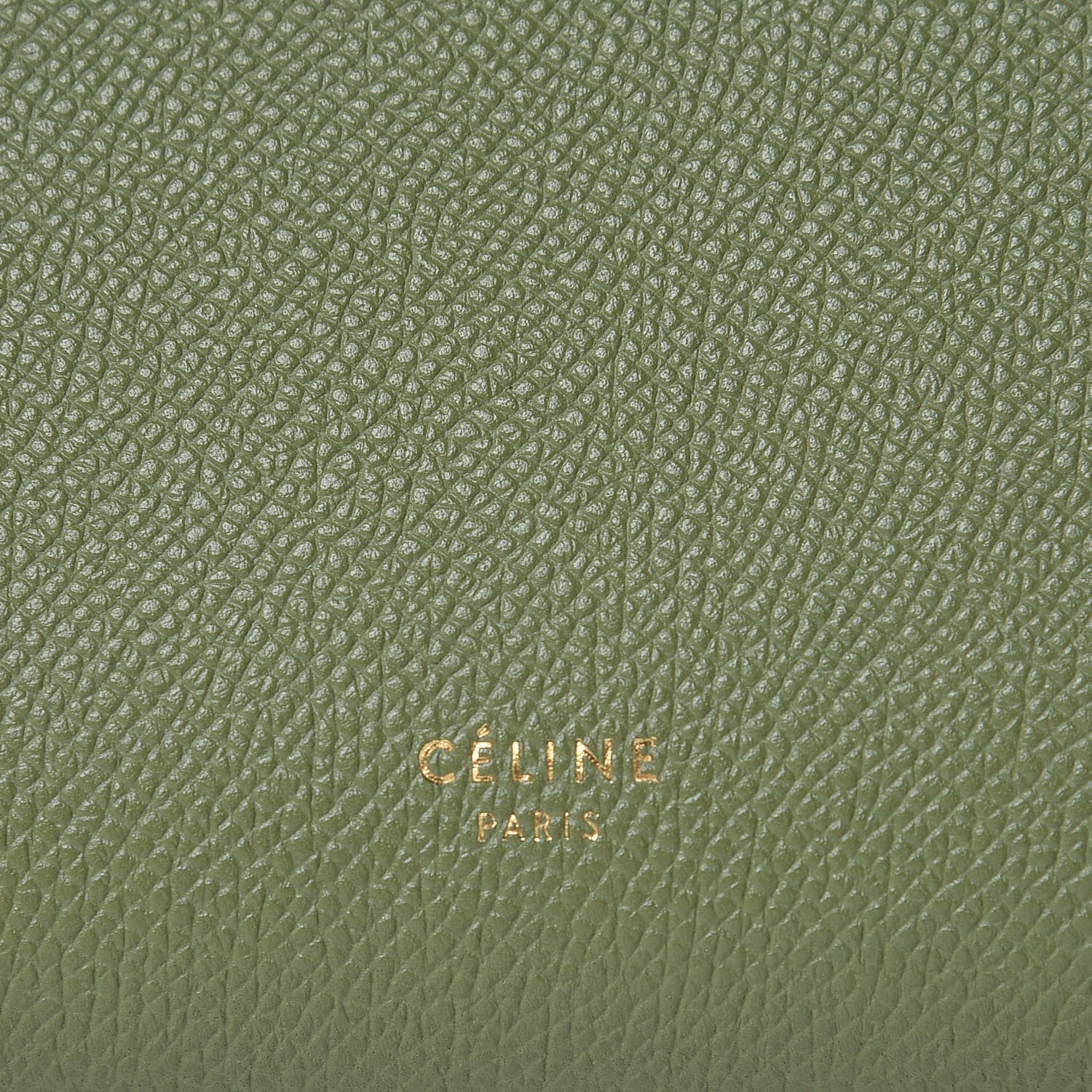 Celine Grained Calfskin Nano Belt Bag Olive 6 of 9