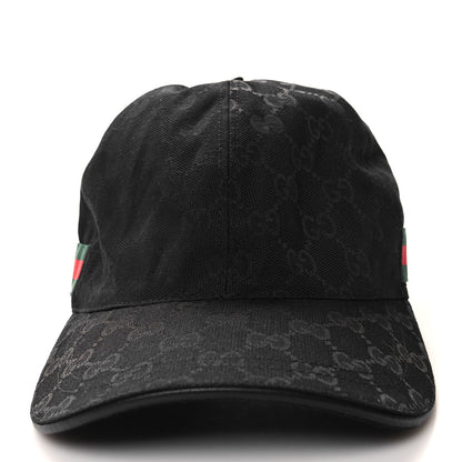 Gucci Monogram Web Baseball Hat M Black 3 of 8