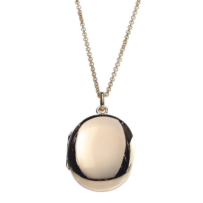 Tiffany 18K Yellow Gold Locket Pendant Necklace 4 of 9