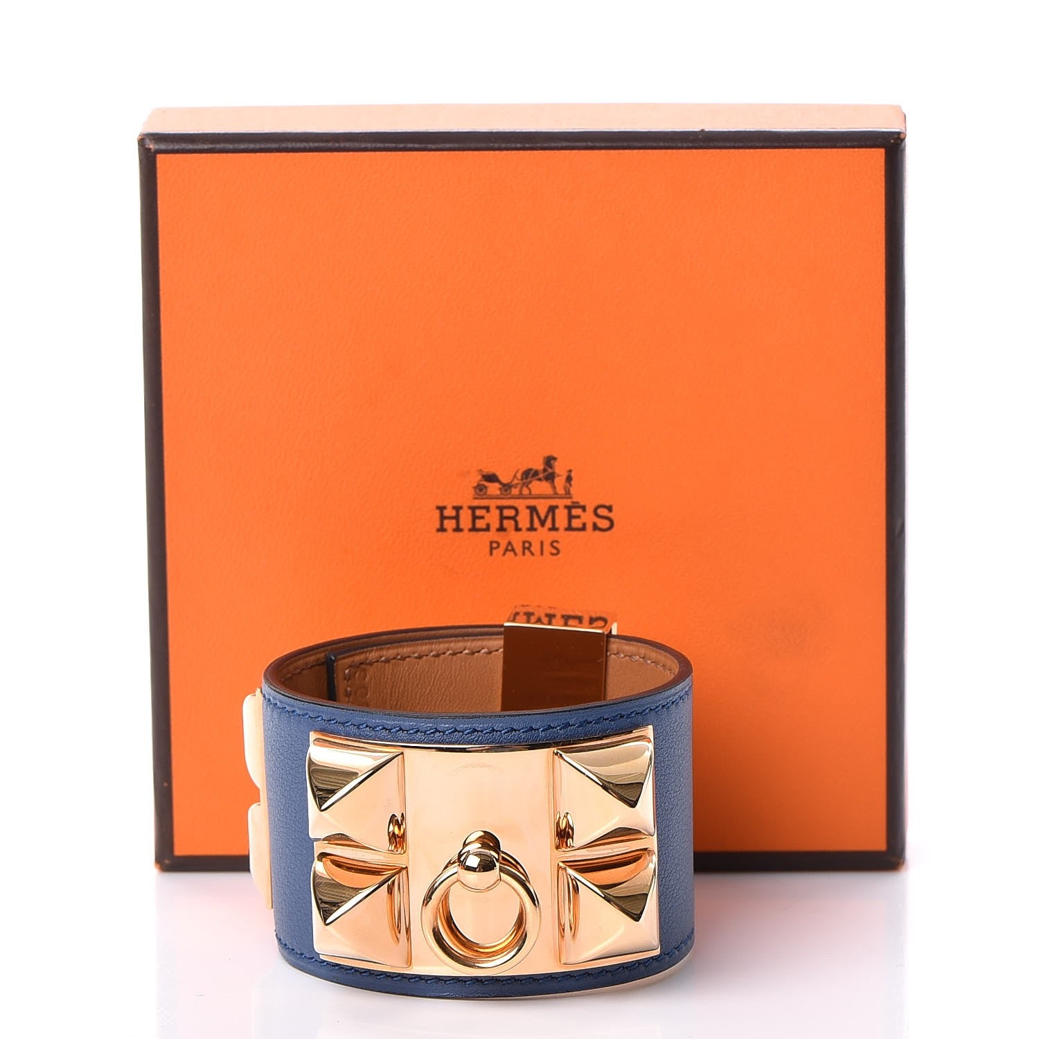 Hermes Swift Collier De Chien CDC Bracelet XS Bleu Agate 9 of 9