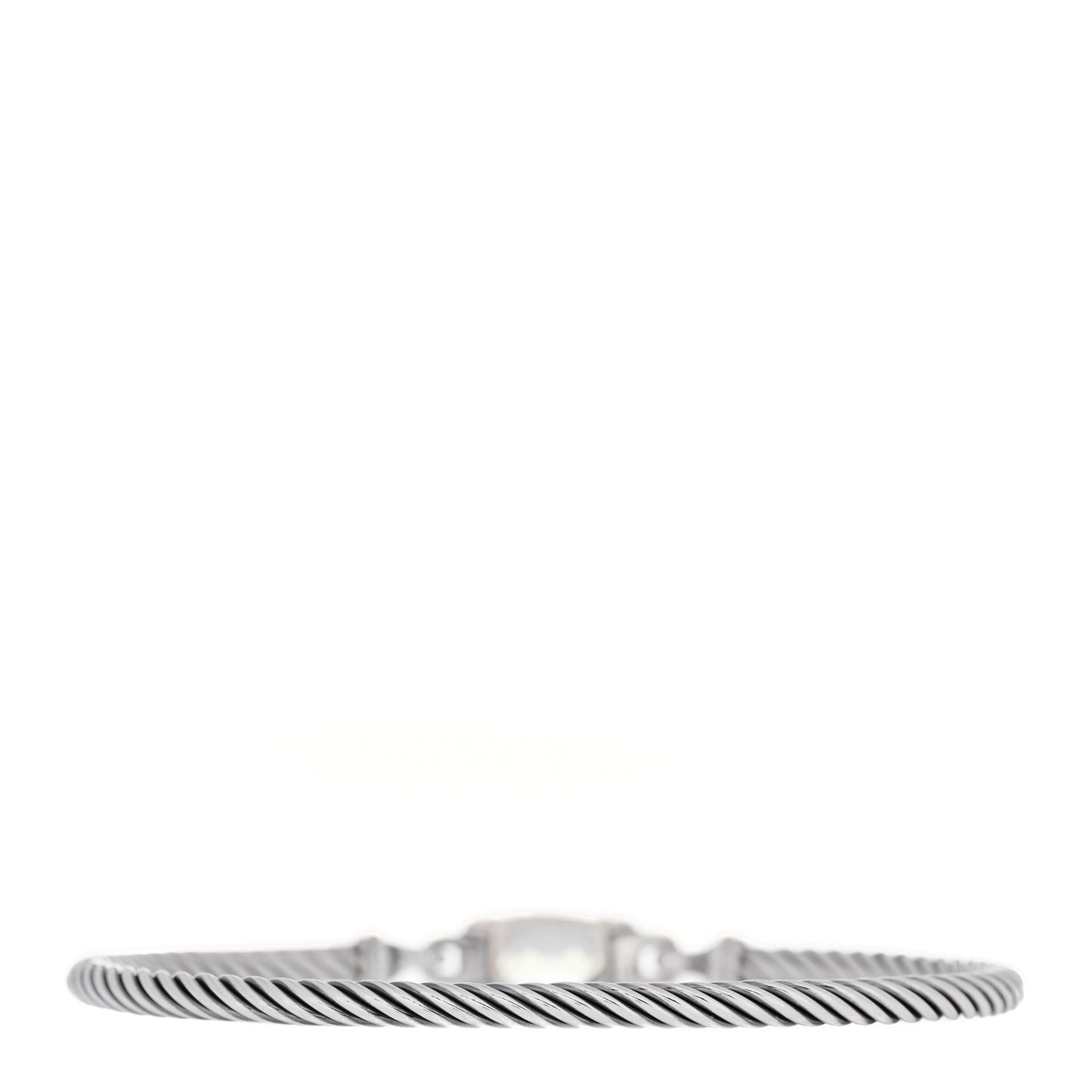 Sterling Silver Diamond Prasiolite 3mm Petite Wheaton Bracelet