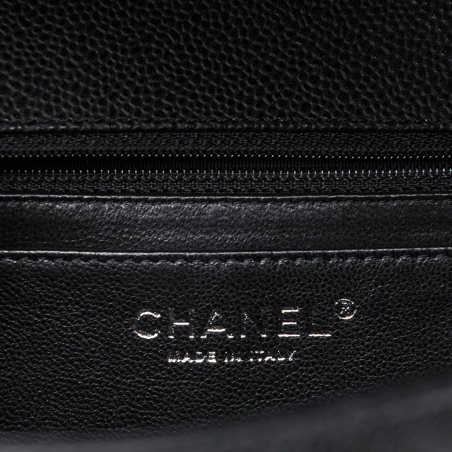 Caviar Quilted Maxi Single Flap Black