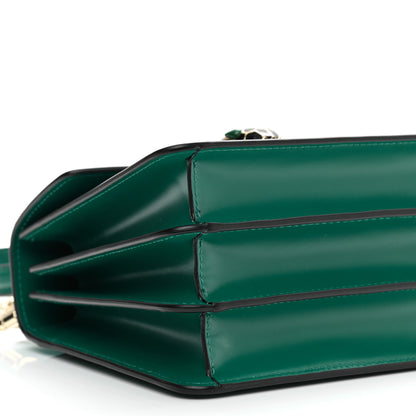 Bulgari Calfskin Serpenti Forever Top Handle Emerald Green 8 of 10