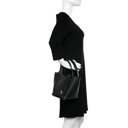 Hermes Taurillon Clemence Picotin Lock 18 PM Black 2 of 11