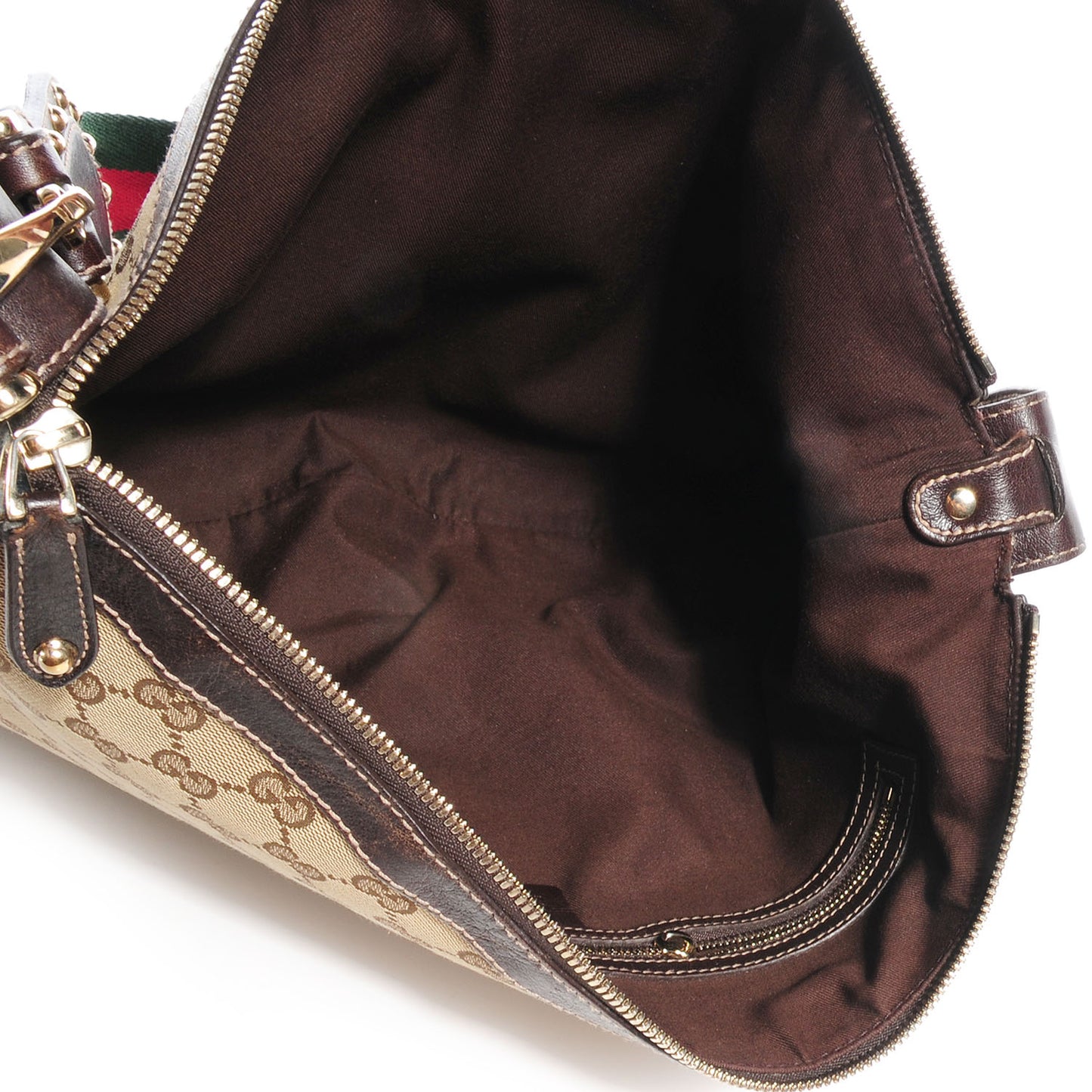 Monogram Pelham Studded Shoulder Bag Brown