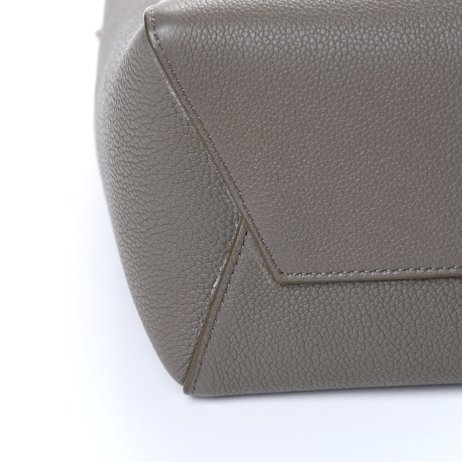 Celine Soft Grained Calfskin Small Sangle Bucket Bag Taupe 10 of 13