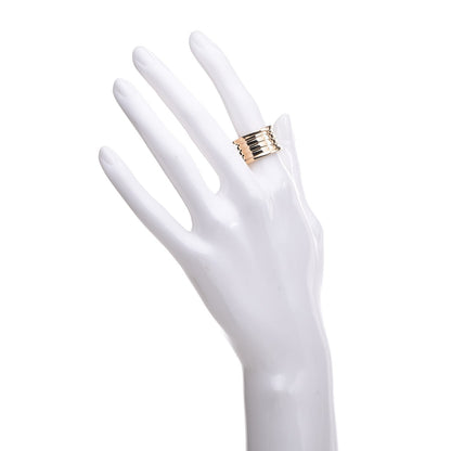 Bulgari 18K Yellow Gold B.Zero1 Five-Band Anniversary Ring 52 6 2 of 5