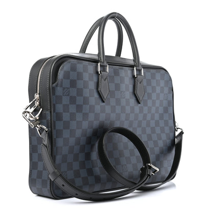 Louis Vuitton Damier Cobalt Dandy MM Briefcase 2 of 8