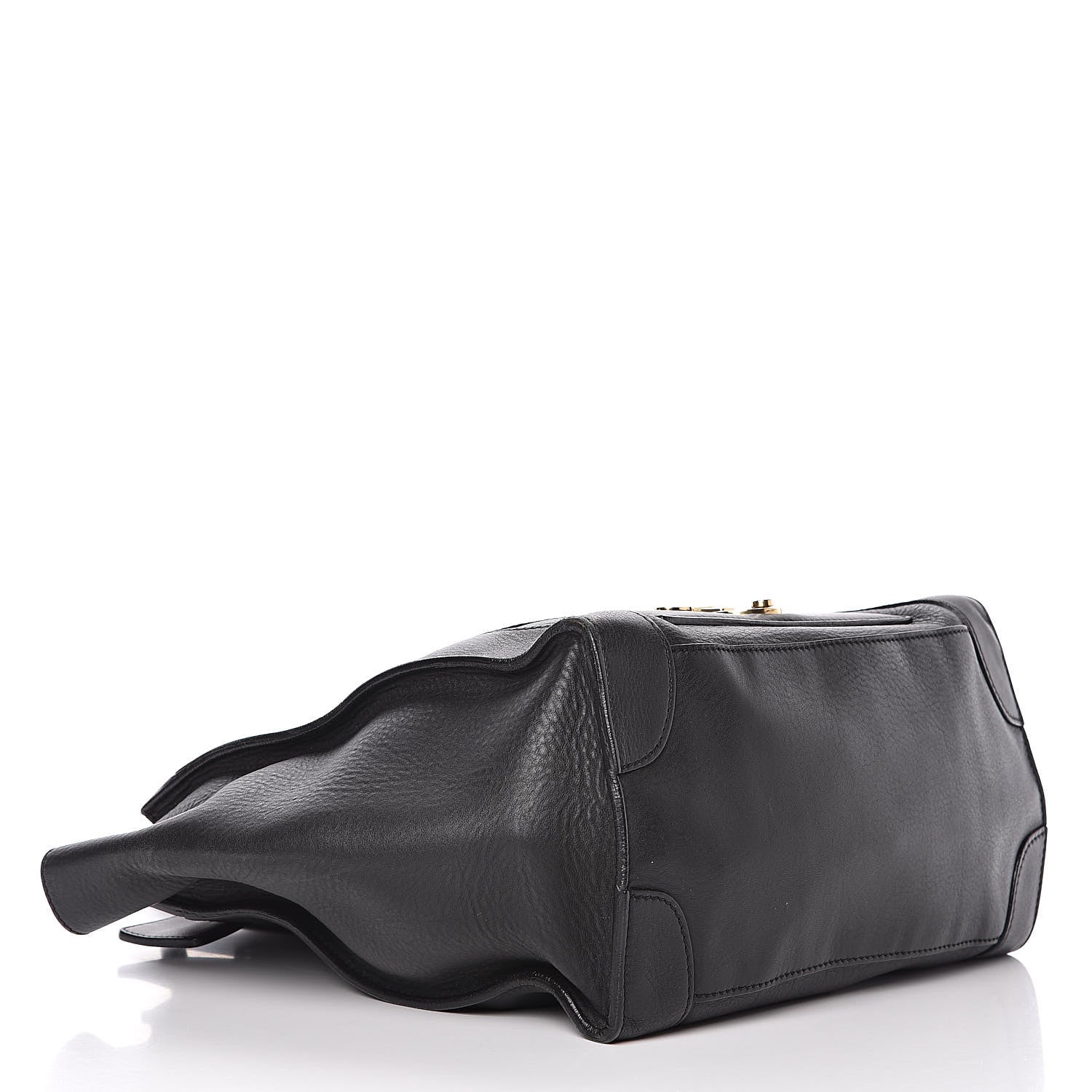 Celine Smooth Calfskin Mini Envelope Luggage Black 4 of 16