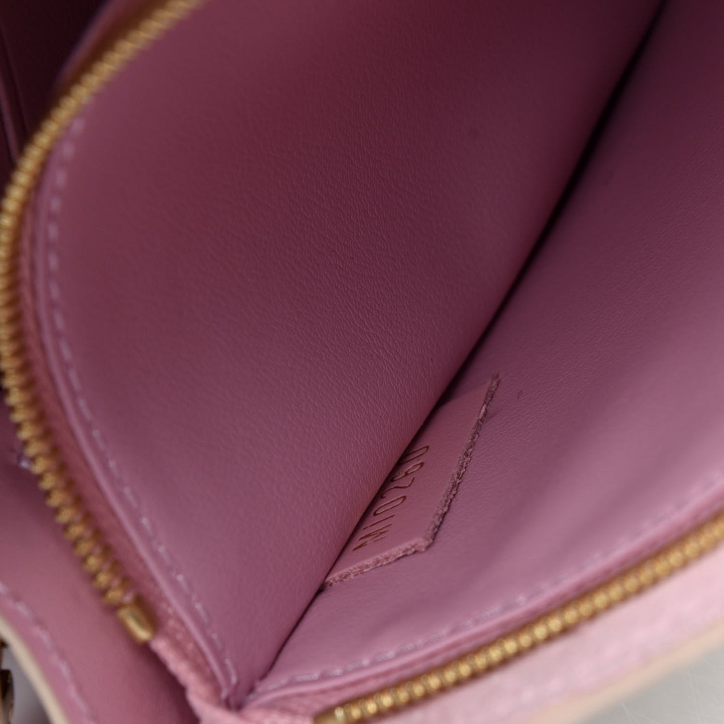 Damier Azur Croisette Chain Wallet Rose Ballerine